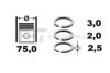 PEUGE 0640S7 Piston Ring Kit